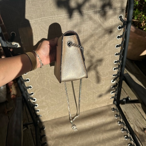 Coach Bowery crossbody. Gold with silver hardware and chain. VGC - Picture 6 of 15